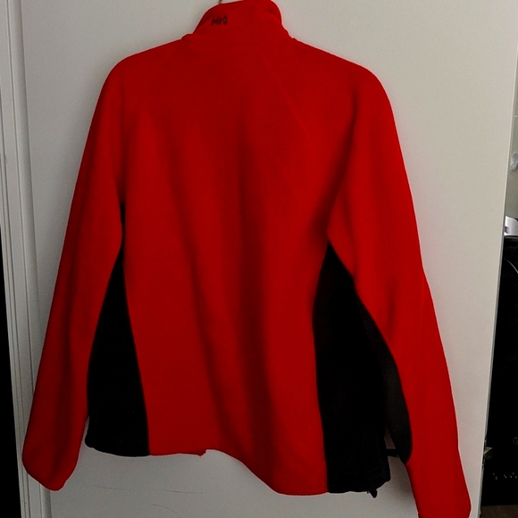 Helly Hansen Red L Zip up Fleece - Picture 2 of 7